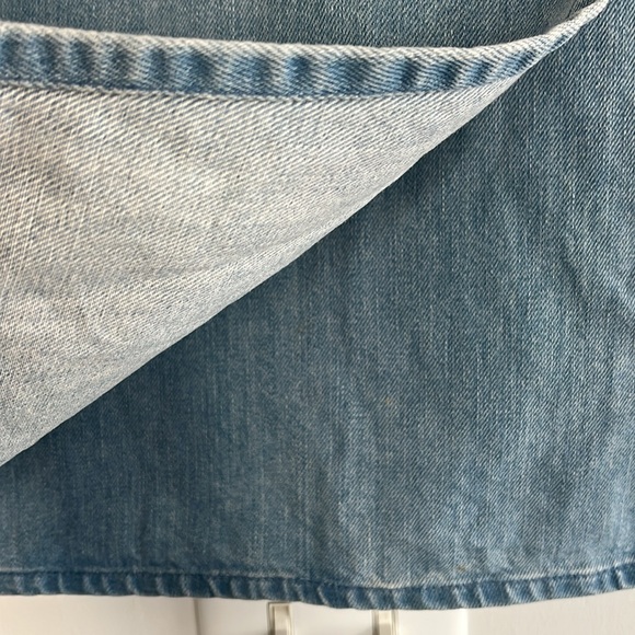 NWOT! Ann Taylor Loft Wrap Denim Jean Skirt Size 2 - Picture 6 of 13